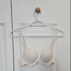 Light Cream Lace Push-Up Bra - Women Intimates & Sleepwear